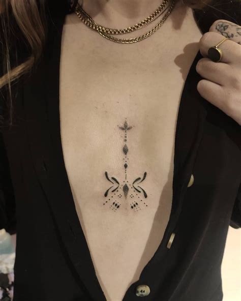 between boobs tattoo|710 Best Inbetween breast tattoos ideas in 2024 .